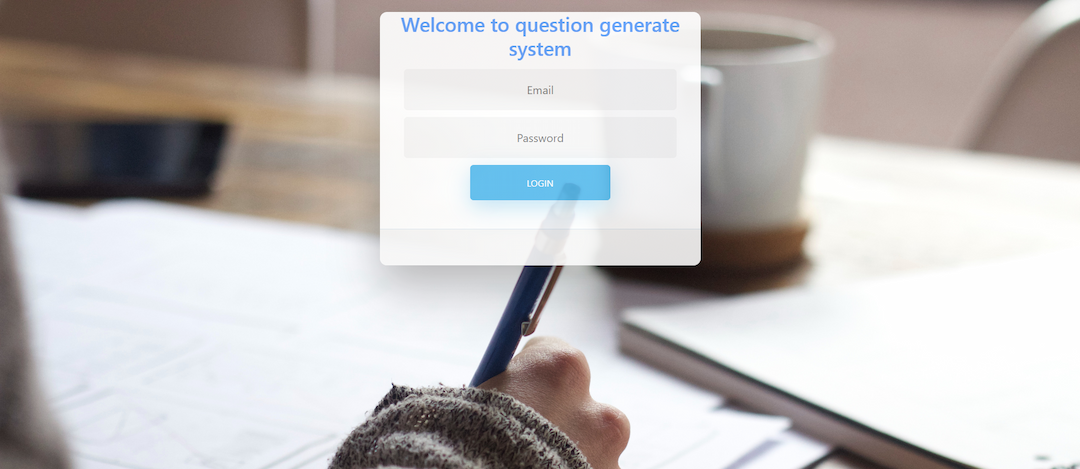 Question Set Generator for Entrance Examination